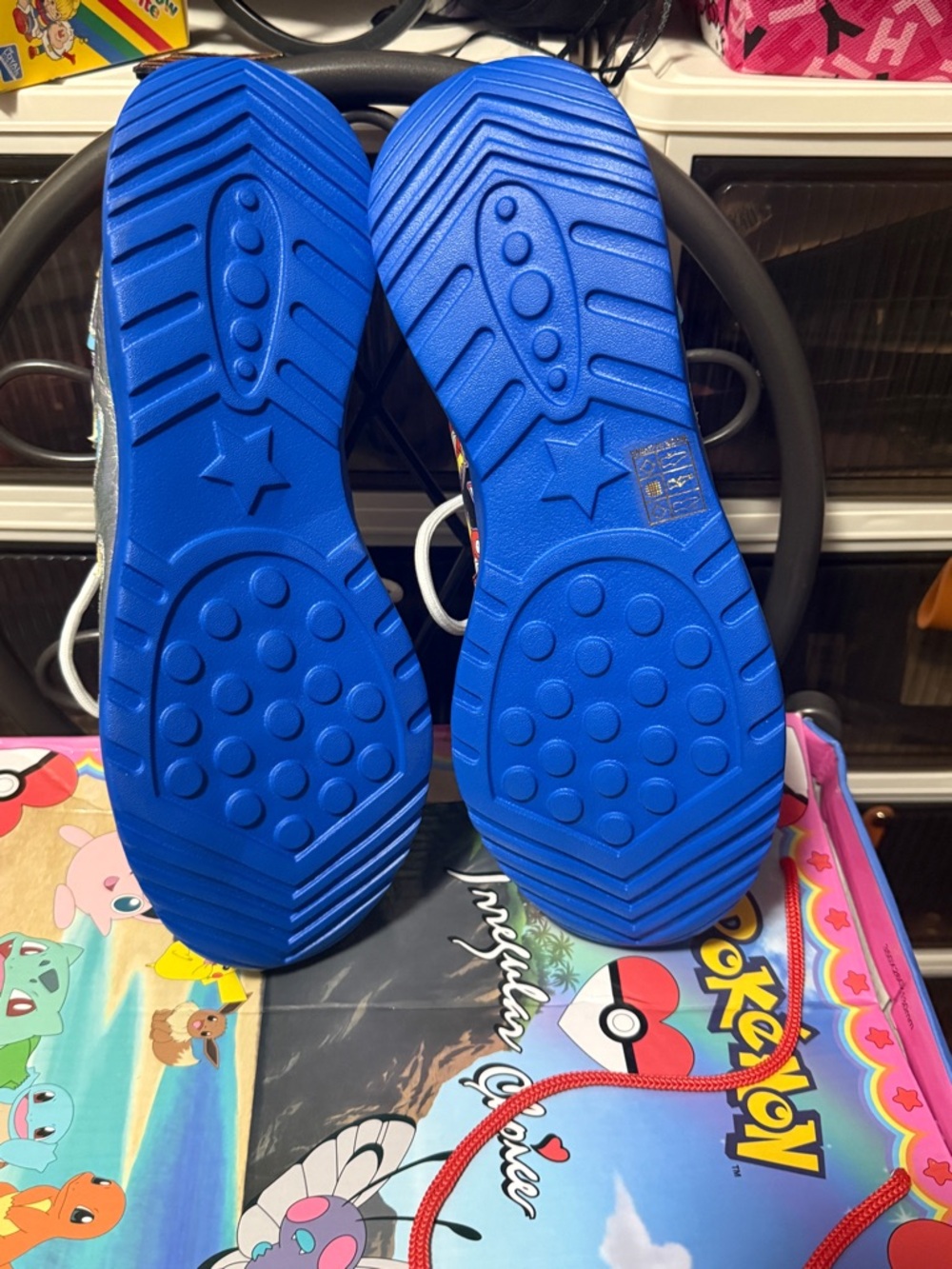 Irregular Choice Gone Fishing Pokémon Graphic Athletic Sneakers - Picture 4 of 5